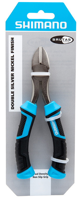 Shimano Brutas Silver Nickel 6in Cutting Pliers TackleDirect