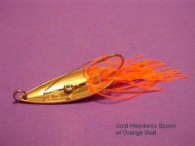 Gator Lures Gold Weedless Spoons TackleDirect