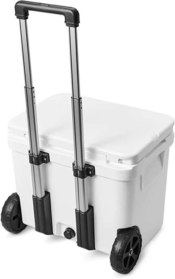 YETI Roadie 60 Wheeled Cooler White 60 TackleDirect