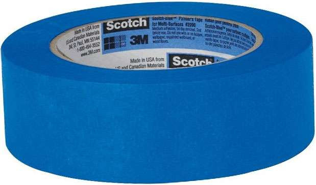 3M Scotch Masking Tape 2090 Blue 1 TackleDirect