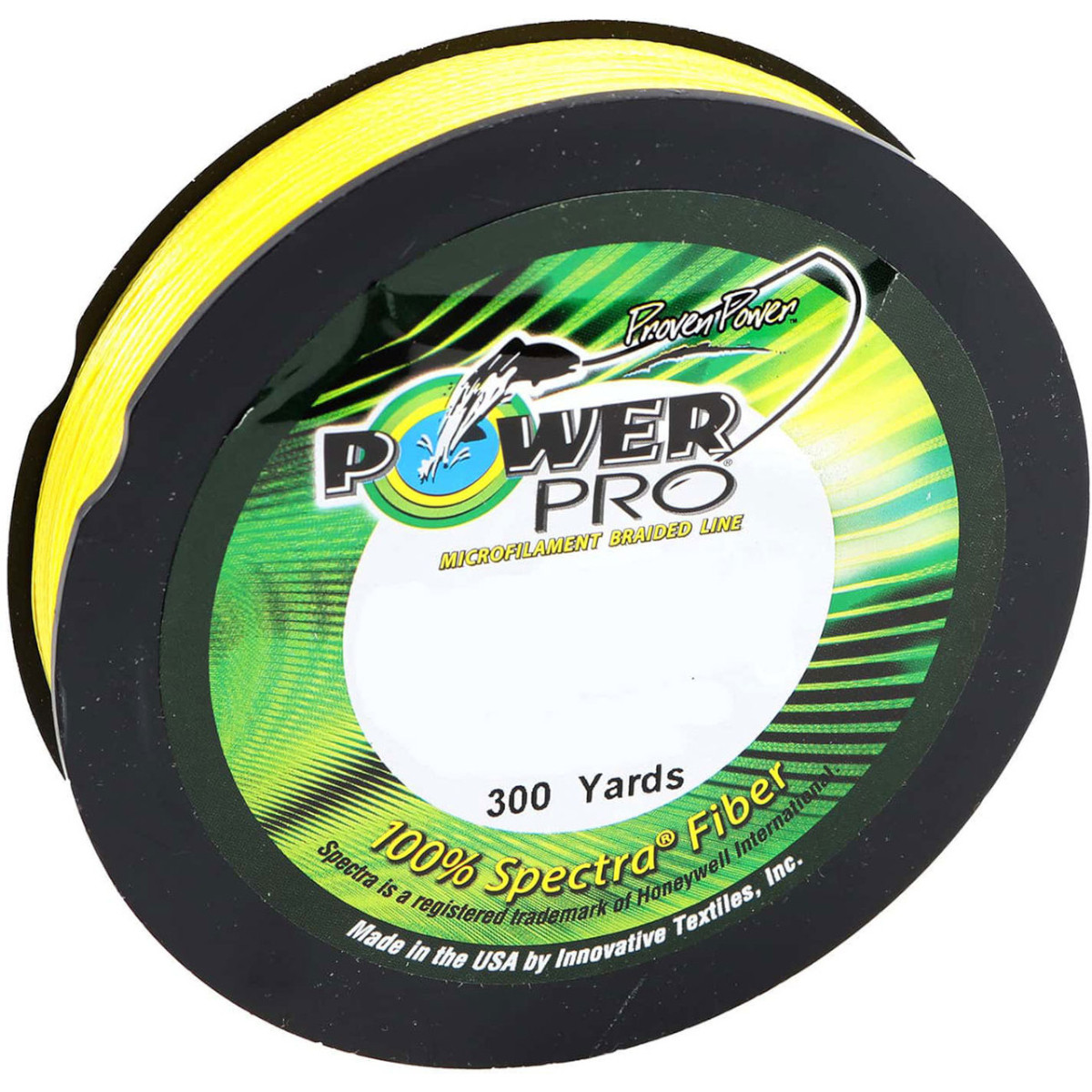 Power Pro 30lb 300yds Braided Spectra Fishing Line HiVis Yellow