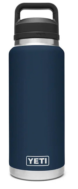 YETI Rambler Bottle - 36 oz. - Chug Cap - Navy - TackleDirect