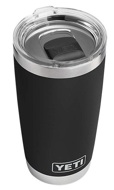 YETI Black Rambler 16 oz Stackable Pint with Magslider Lid