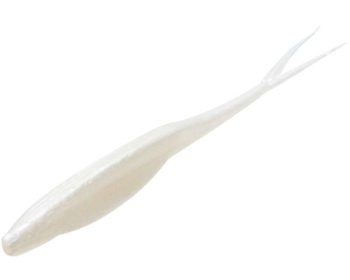 Zoom Salty Super Fluke - White Pearl