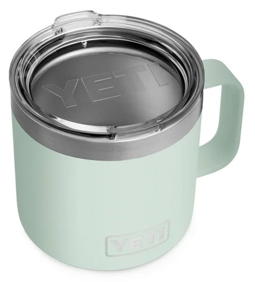 YETI 14 Ounce Rambler Mug with Big Green Egg Logo