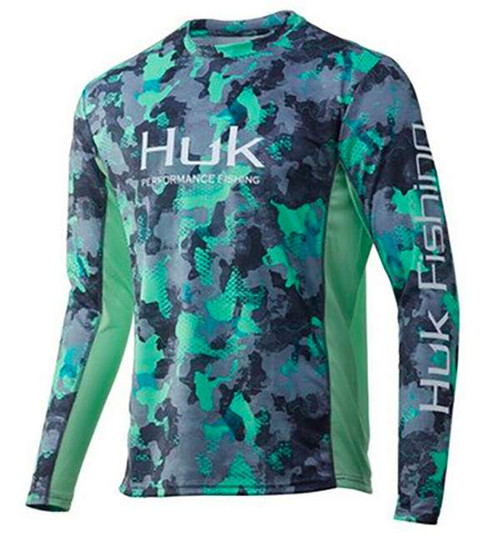 Huk Icon X Refraction Camo L/S Shirt - New Superior - Medium