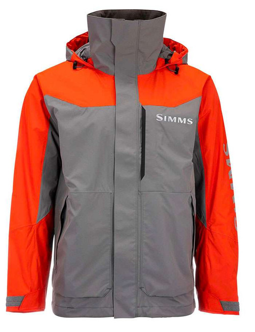 Simms Mens Challenger Fishing Jacket - Flame - Small - TackleDirect