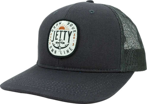 Jetty Admiralty Trucker Hat - Charcoal