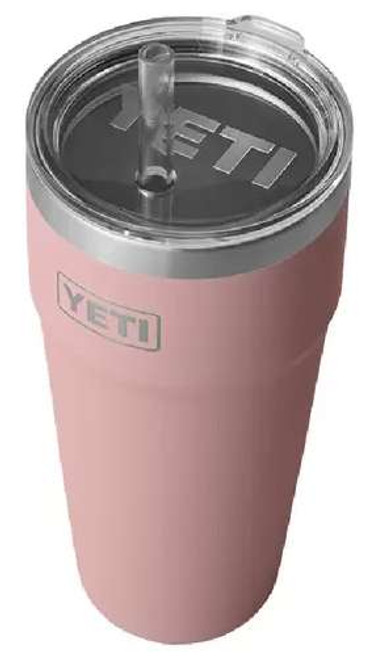 YETI Rambler Cup - 26 oz. - Straw Lid - Sandstone Pink