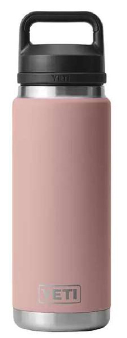 YETI Rambler Bottle - 26 oz. - Chug Cap - Sandstone Pink - TackleDirect