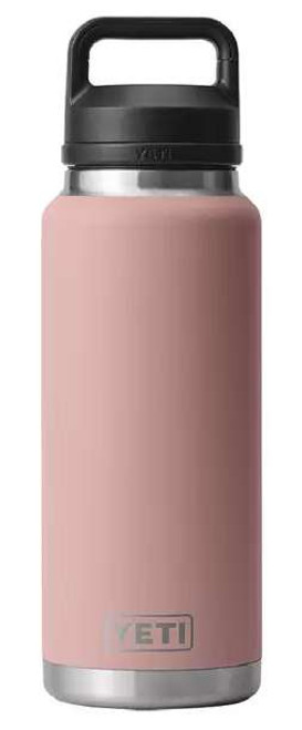 YETI Rambler Bottle - 36 oz. - Chug Cap - Sandstone Pink - TackleDirect