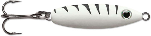 VMC Rattle Spoon - 1/8oz - Glow Tiger - TackleDirect