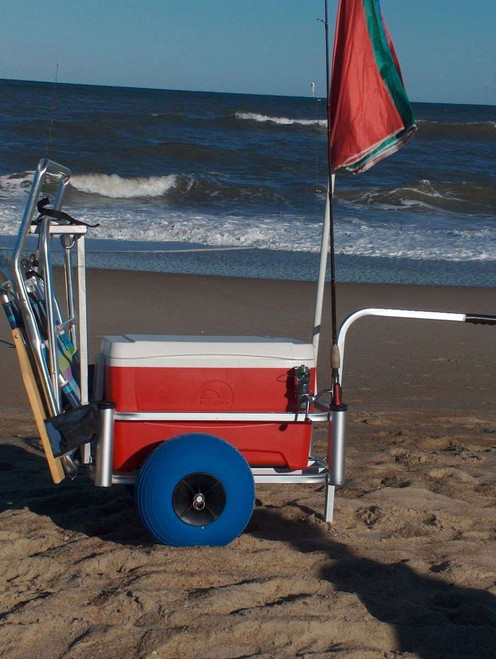 Fish-N-Mate 723 Beach Caddy with Blue Poly Wheels - TackleDirect