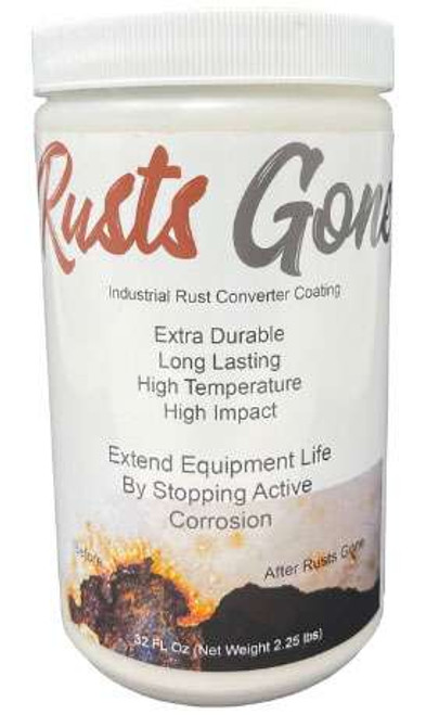 Salts Gone 1 Gallon Rusts Gone Rust Converter Coating - TackleDirect