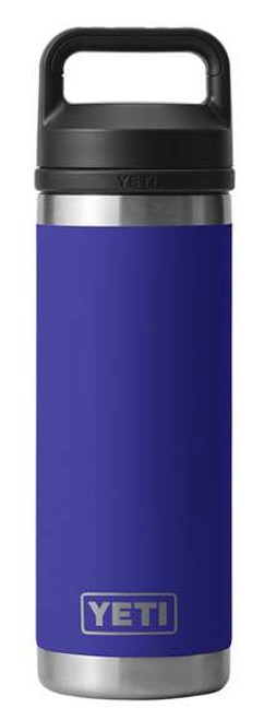 YETI Rambler Bottle - 18 oz. - Chug Cap - Offshore Blue - TackleDirect