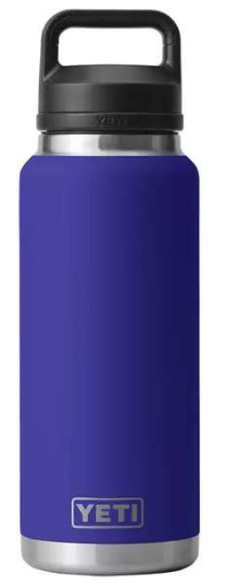 Yeti Rambler Bottle 36 Oz Offshore Blue with Chug Cap