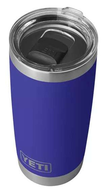 YETI Rambler Tumbler 20oz with Magslider Lid - Offshore Blue - TackleDirect