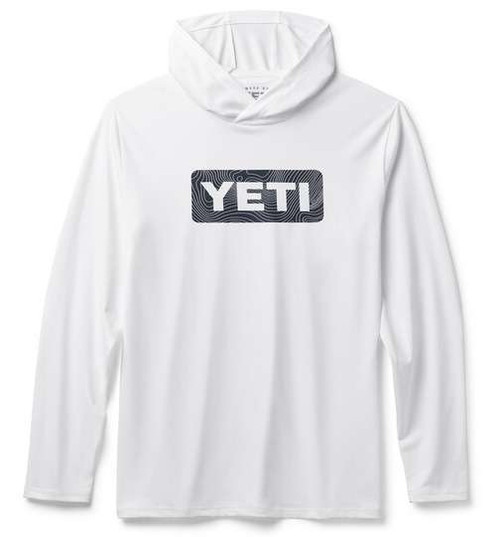 YETI Wave Logo Badge Hooded Sunshirt