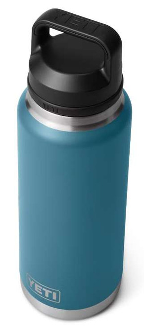 YETI Rambler Bottle - 36 oz. - Chug Cap - Nordic Blue - TackleDirect