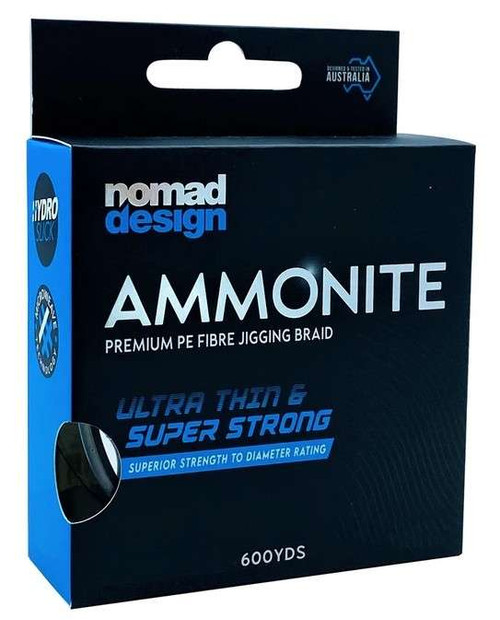 Nomad Design Ammonite X8 Jigging Braid - PE4 - 600yd - Multicolour