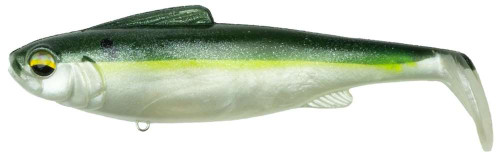 6th Sense Hangover Line Through Swimbait - 6.25in - FS - Sexified Green