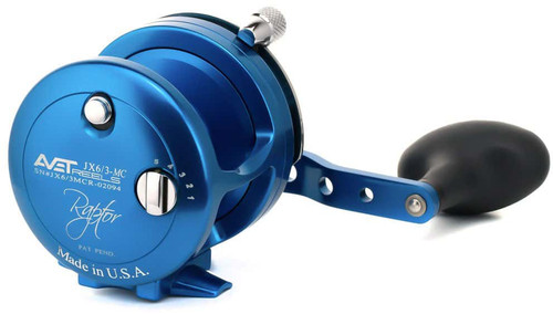 Avet JX 6/3 MC Raptor 2-Speed Lever Drag Casting Reels Blue