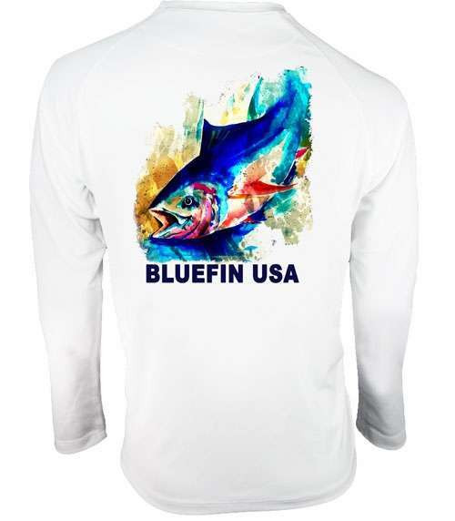 Bluefin USA Bluetex Pop Tuna Long Sleeve Shirt - Size XX-Large