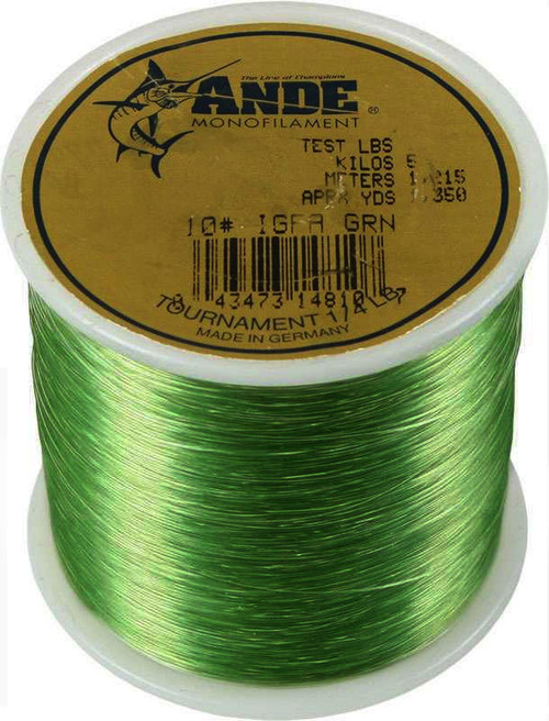 Ande IGFA Green 1/4 lb. Spool 6 lb. Test