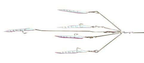 9er's 403 7" 4 Arm N.E. Eel Rig Lure - 4031PRL Pearl