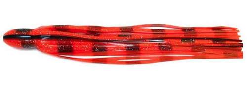 Black Bart S2 8in Lure Replacement Skirts Orange Bar Hologram (OR)