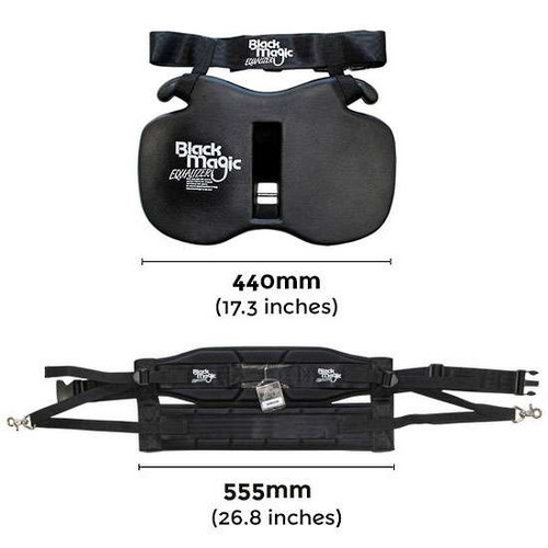 Black Magic Tackle Equalizer Sm Fight Belt/Harness Kit - TackleDirect