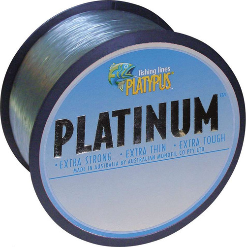 Platypus Platinum Line - Grey - 40 lb X 1000 m - TackleDirect