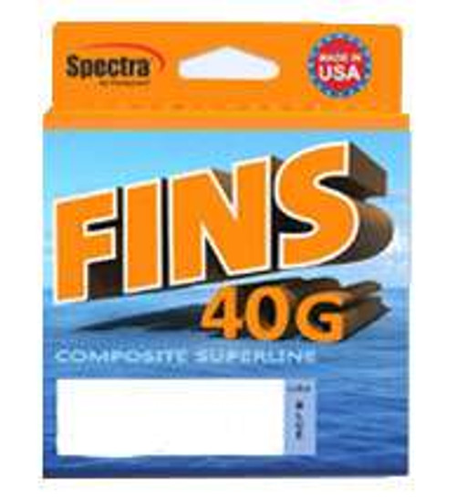Fins FNS40G-15-1500-WH 40G Composite Superline Braided Fishing Line