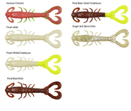 Berkley Gulp! Saltwater Mantis Shrimp Fishing Bait - 3 Inch, New Penny Color