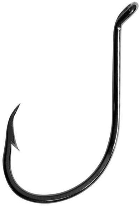 Lazer Sharp Octopus Hook in Black Size 4