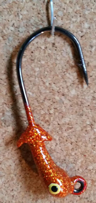 Mission Fishin Double Barbed 1/16oz 2/0 New Penny Jig Heads