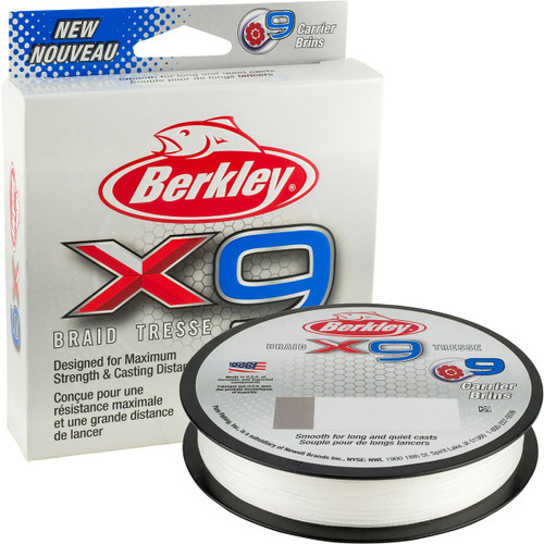Berkley X9 Braided Line - Crystal - 80lb