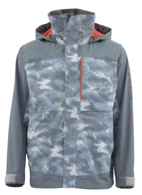 Simms 11243-059 Challenger Jacket - Hex Camo Storm - 2XL