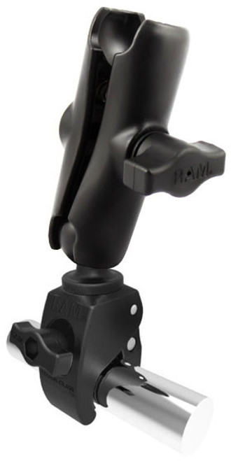 RAM® Tough-Claw™ Small Clamp Base with Double Socket Arm - Short