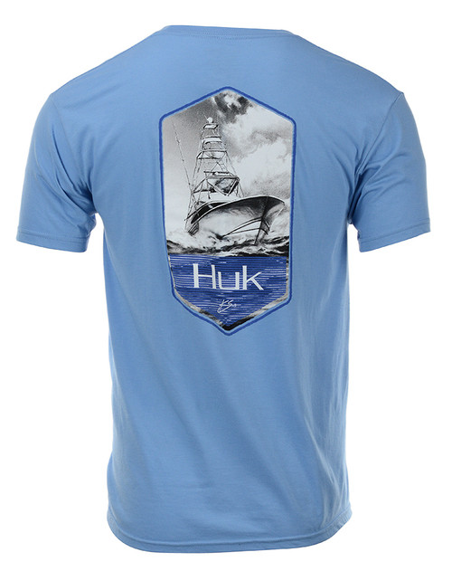 Huk Sporty Shield Short Sleeve T-Shirt - XL
