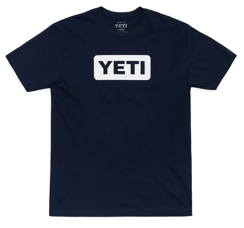 YETI Spring Logo Badge T-Shirts - TackleDirect