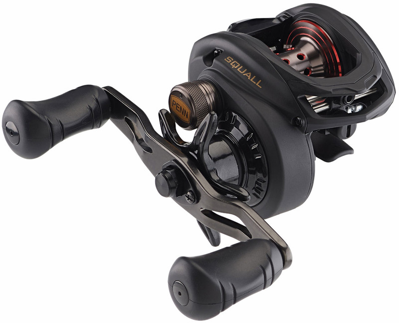 Penn Squall Low Profile Baitcasting Reels - TackleDirect