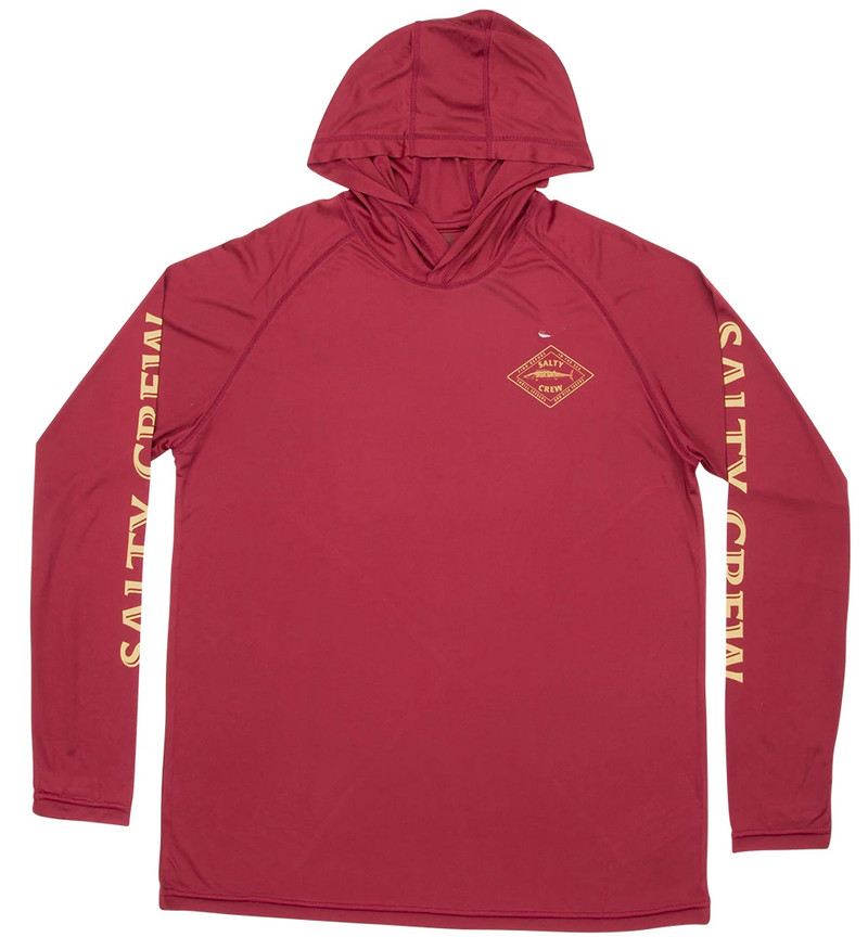 Salty Crew Hotwire Pinnacle Tech Hood Shirts - TackleDirect