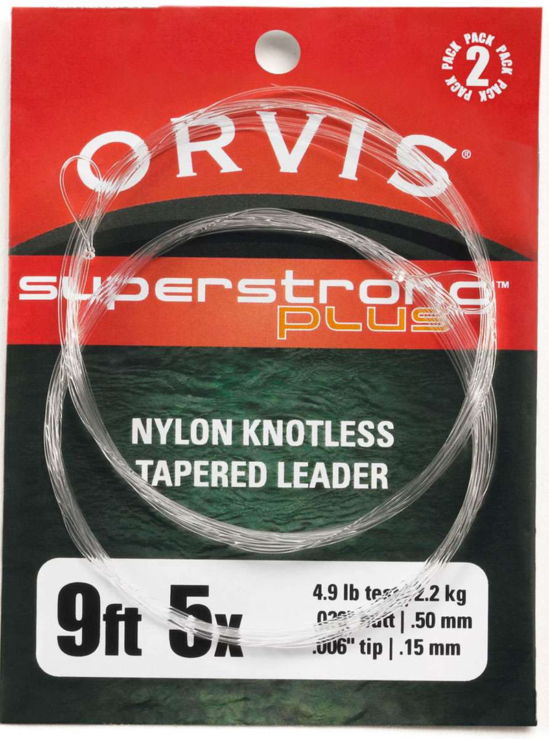 Orvis SuperStrong Plus Leader - 5X - TackleDirect