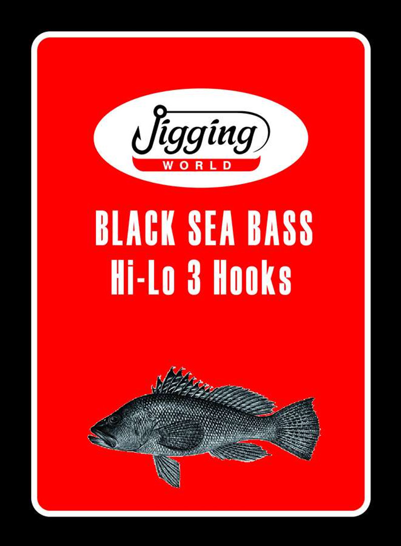 Jigging World Black Sea Bass 3 Hook Hi Lo Rigs Tackledirect