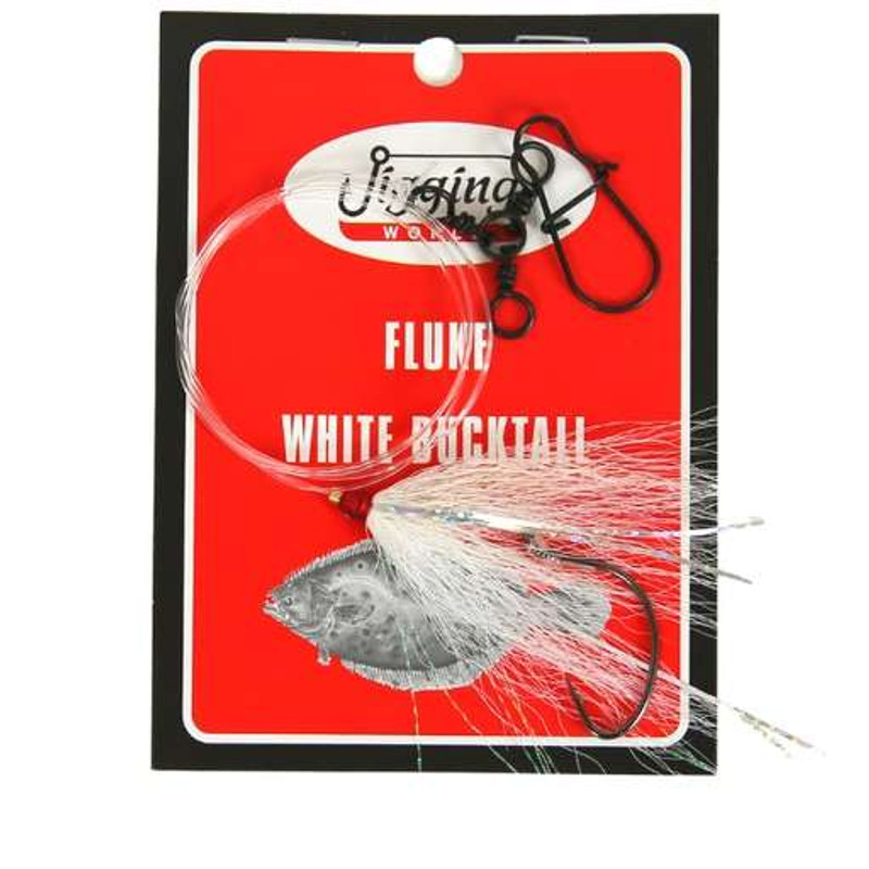 Jigging World Fluke Rig - Bucktail - TackleDirect