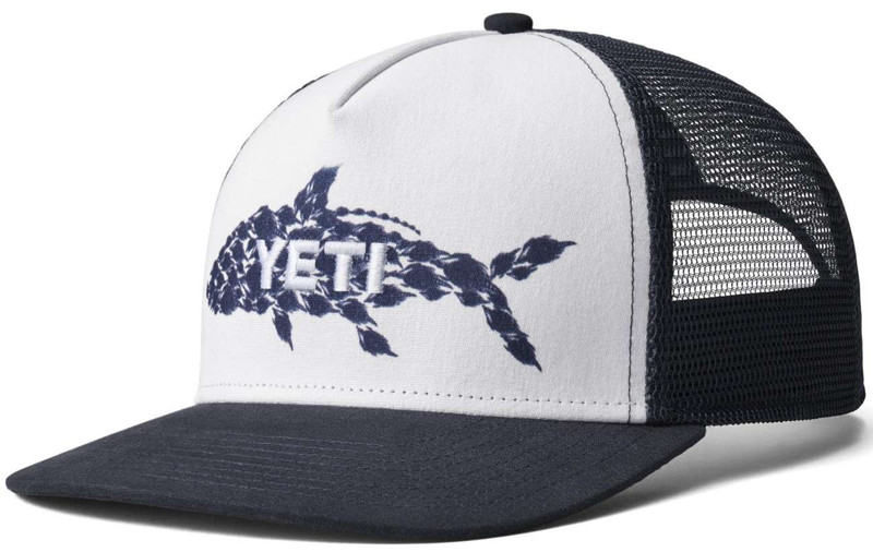 Yeti Logo Badge Trucker Hat - Khaki One Size