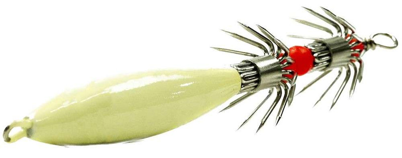 未使用・未開封品】Ahi USA Weighted Hard Body Squid Jig 19cm