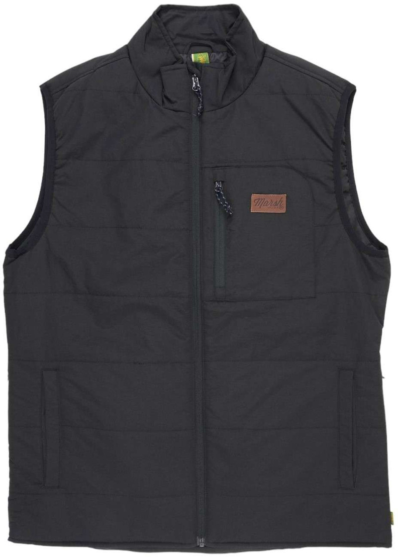 HARD LAND Men's Padded Puffer Vest Outdoor Water-Resistant Winter