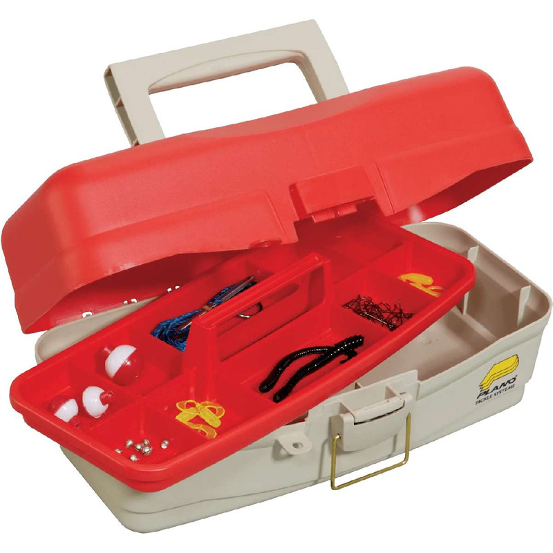 Plano Boat Fishing tackle-box with stowaway boxes - sporting goods